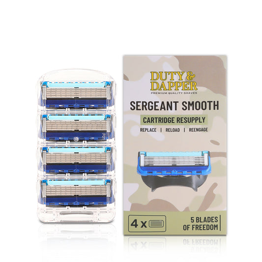 Sergeant Smooth Cartridge Resupply - 4 Pack