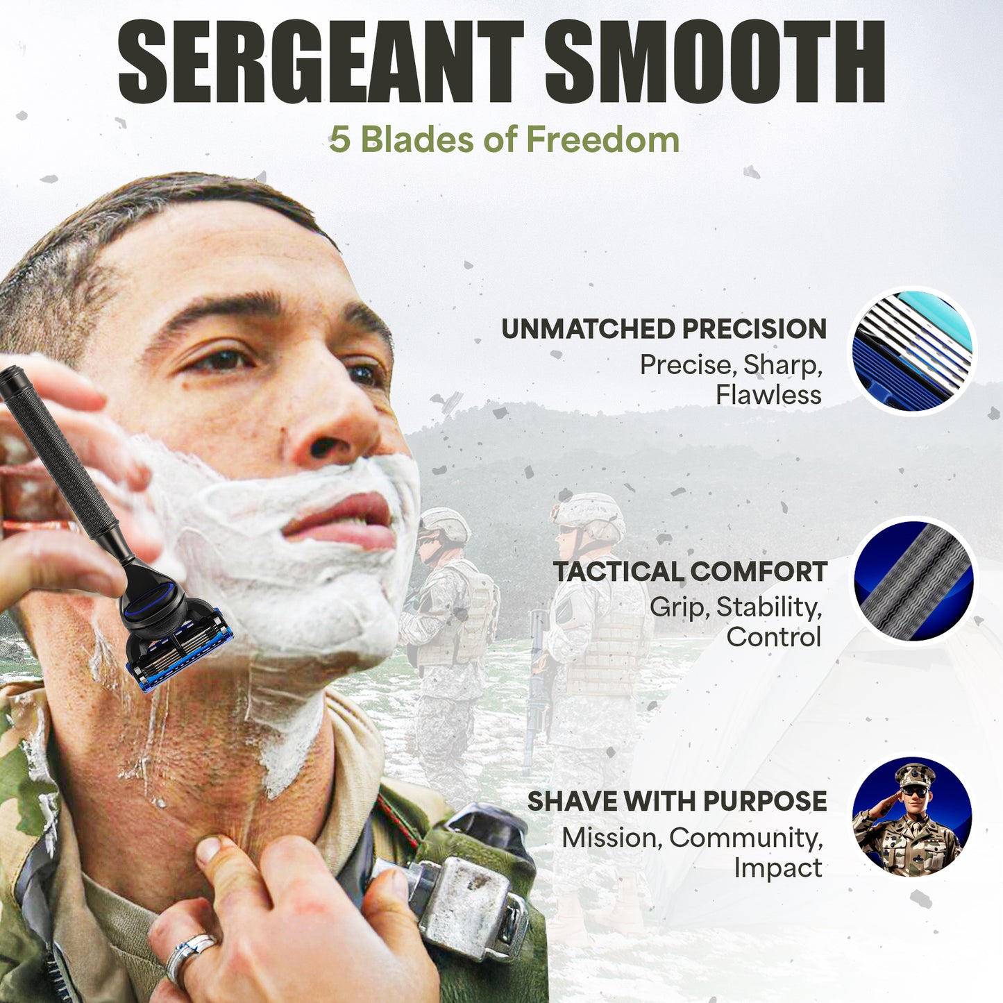 Sergeant Smooth - Military Grade Razor